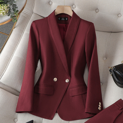 Womens Classic Two Piece Suit Set