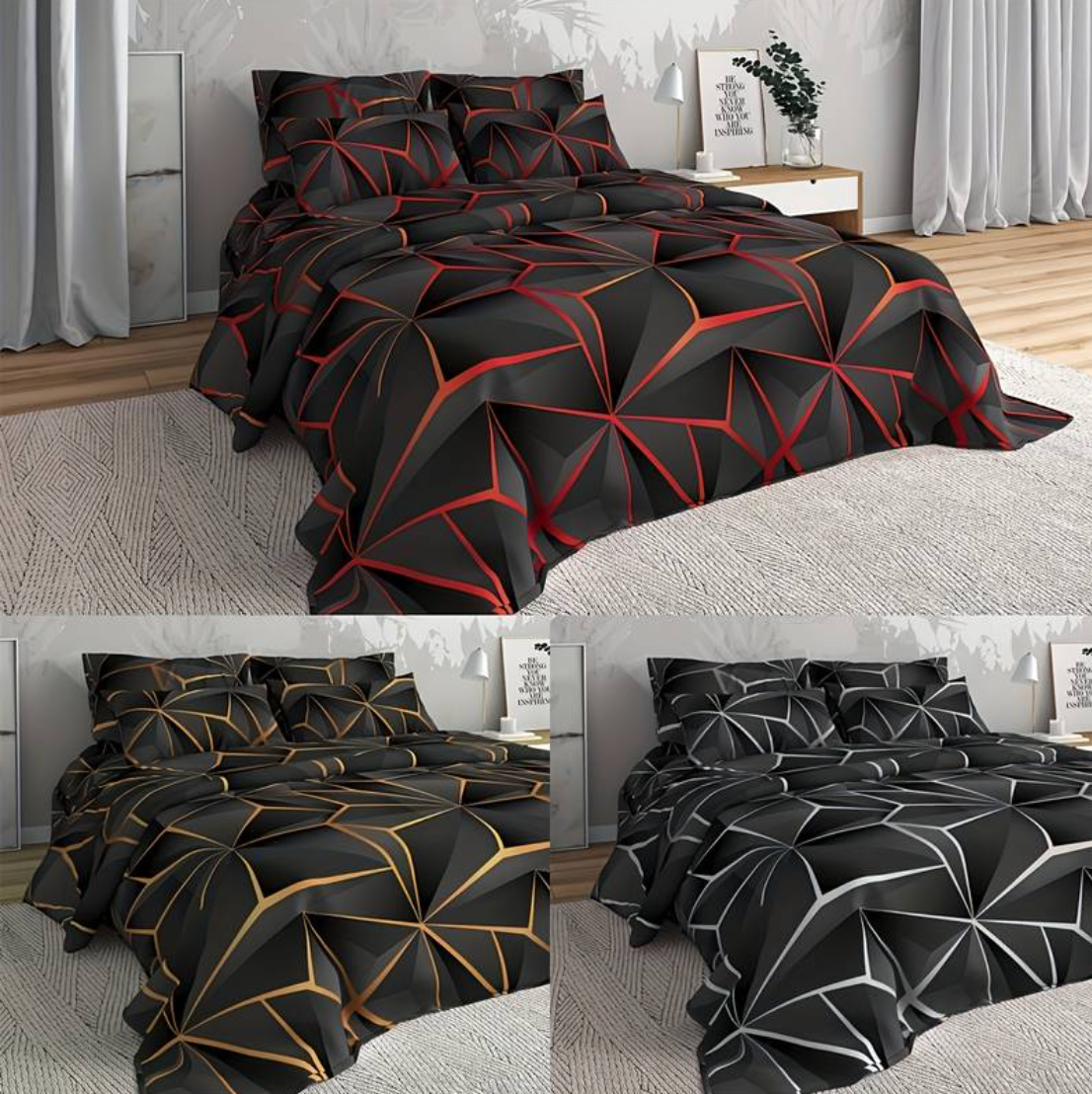 Luxury Plush Bedding Quilt Set