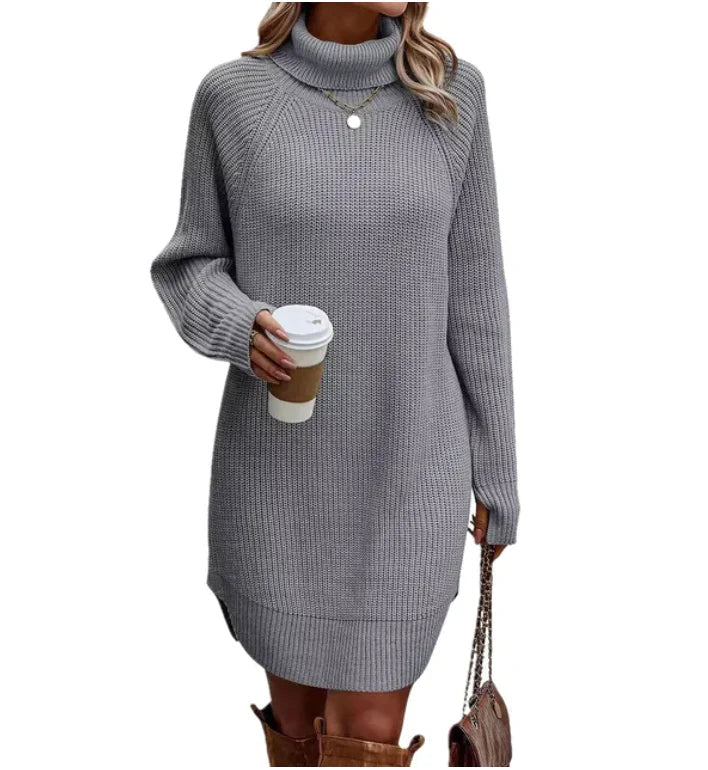 Ladies' Classic Crew Neck Sweater Dress