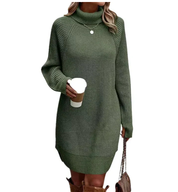 Ladies' Classic Crew Neck Sweater Dress