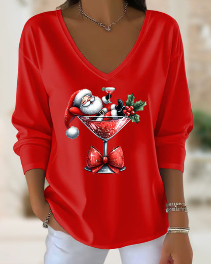 Women's Classic V Neck T Shirt