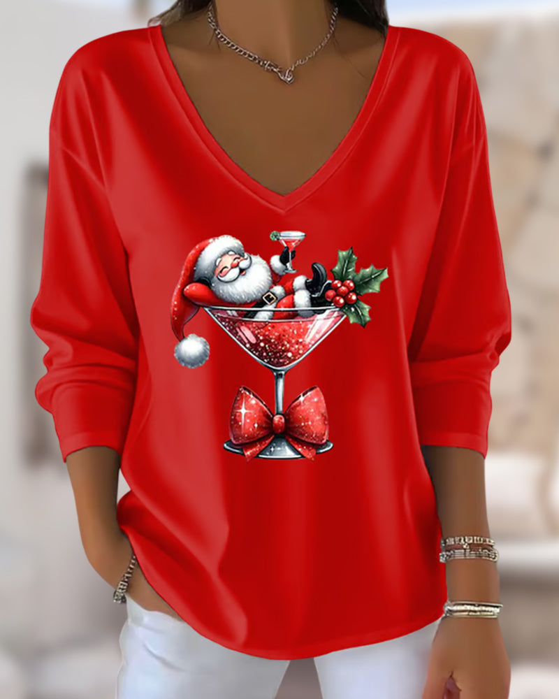 Women's Classic V Neck T Shirt
