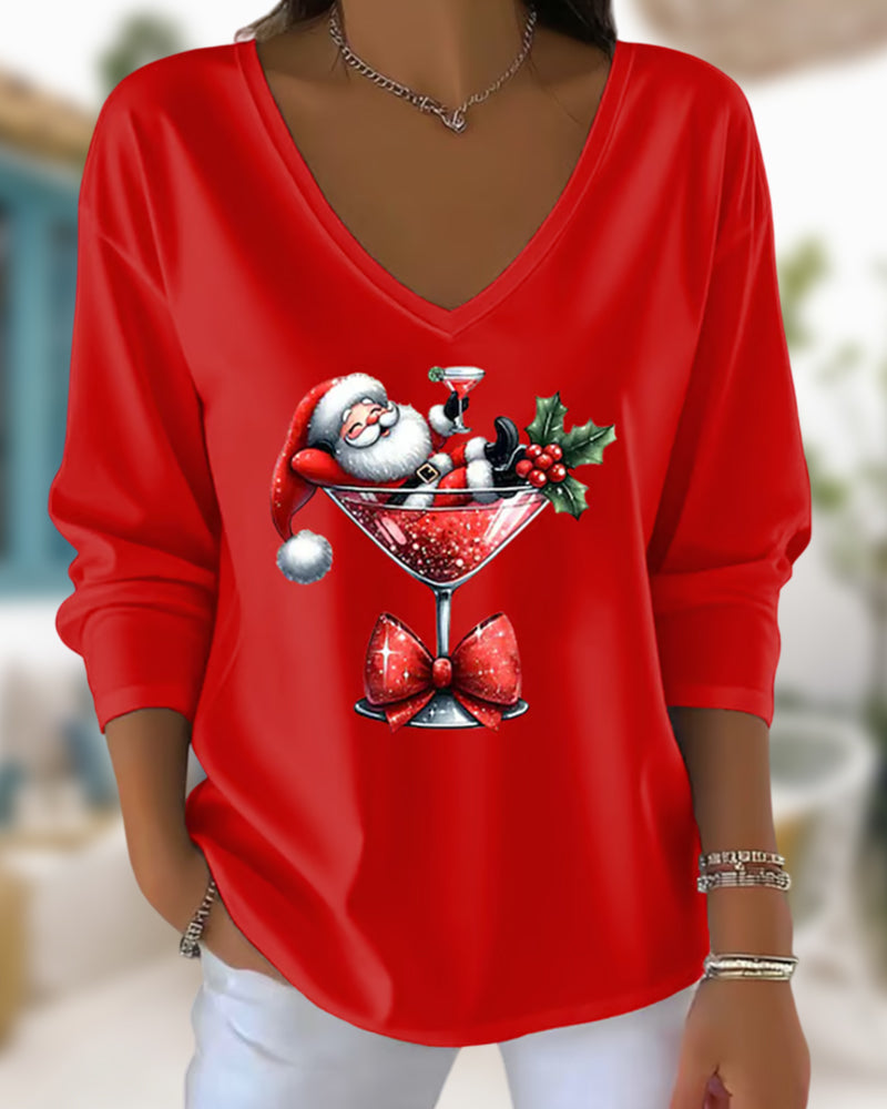 Women's Classic V Neck T Shirt