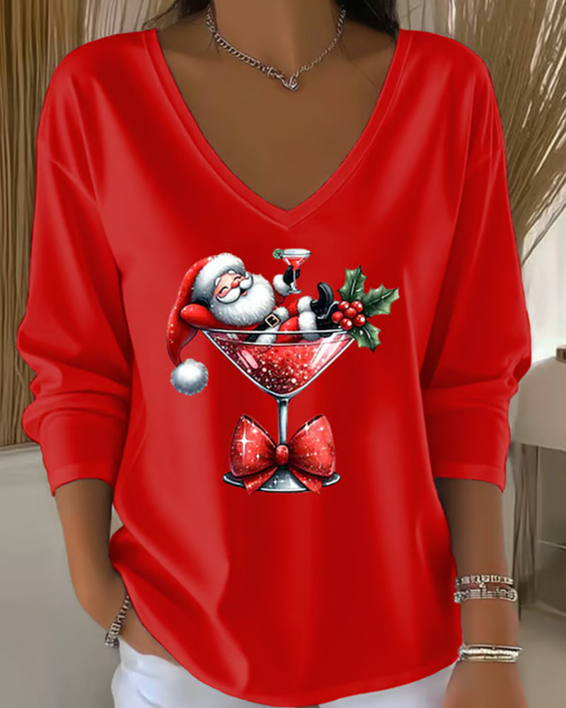 Women's Classic V Neck T Shirt