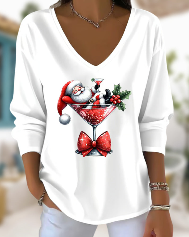 Women's Classic V Neck T Shirt