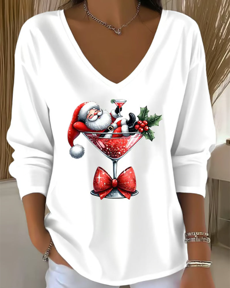 Women's Classic V Neck T Shirt