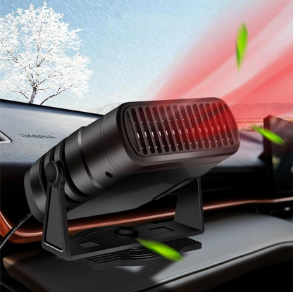 Compact 12V Auto Heater Defroster with 360 Rotation - Luxivelle