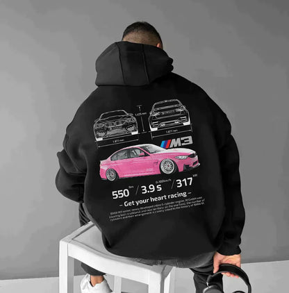 Variant image for Jace Oversized Hoodie – Soft Fabric, Automotive Design for Car Enthusiasts-13
