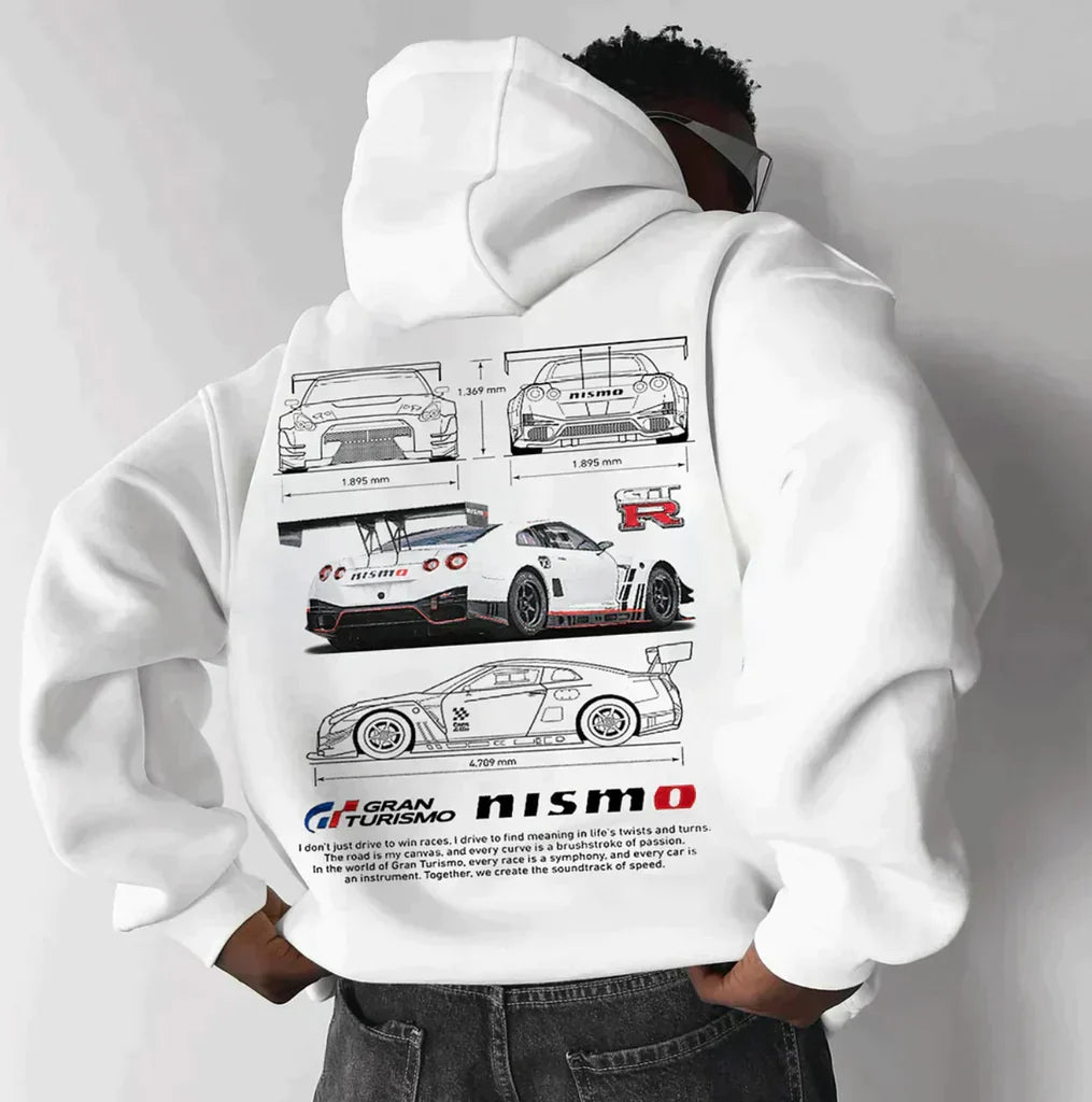 Jace Oversized Hoodie – Soft Fabric, Automotive Design for Car Enthusiasts-6