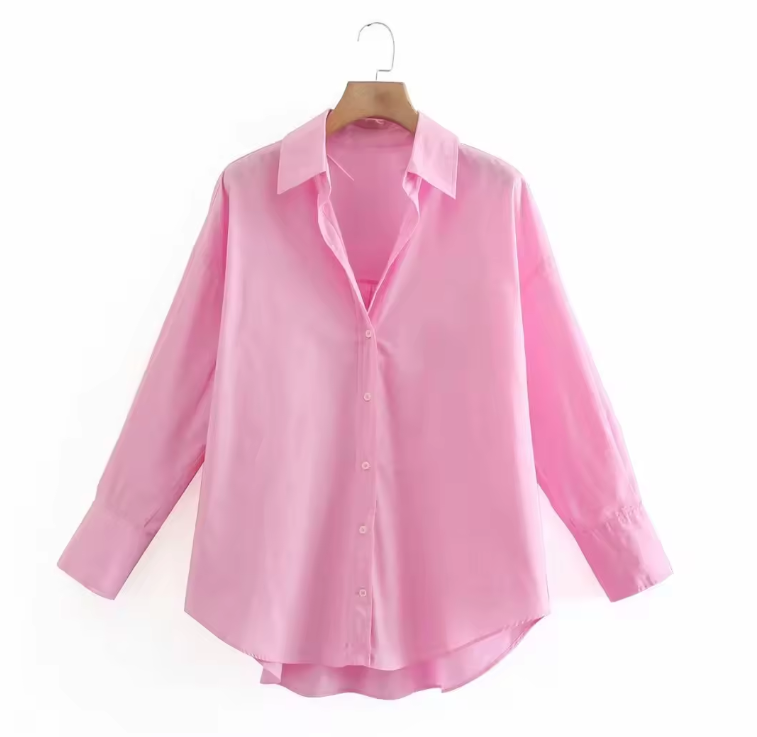 Comfortable Loose Fit Women's Blouse Shirt