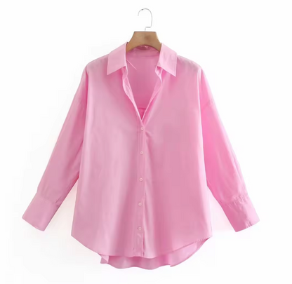 Comfortable Loose Fit Women's Blouse Shirt