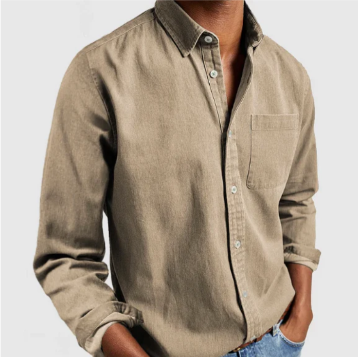 Classic Casual Button Down Men's Shirt