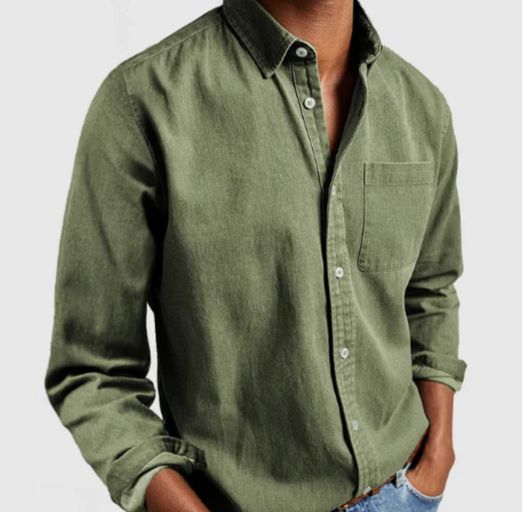 Classic Casual Button Down Men's Shirt