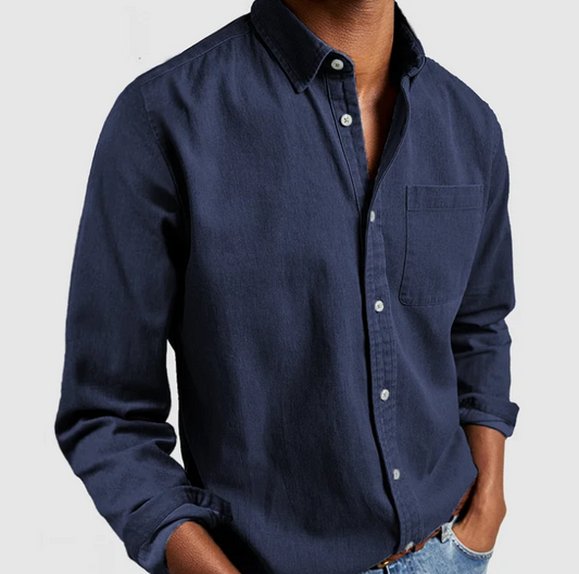 Classic Casual Button Down Men's Shirt - Luxivelle