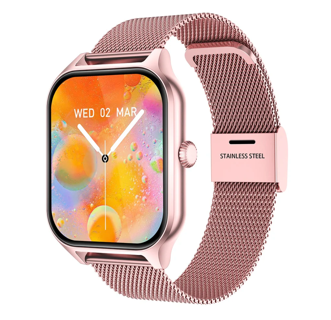 Stylish Women's Fitness Smartwatch with Health Tracking