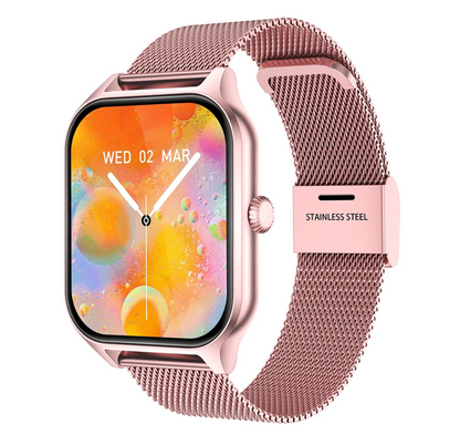Stylish Women's Fitness Smartwatch with Health Tracking