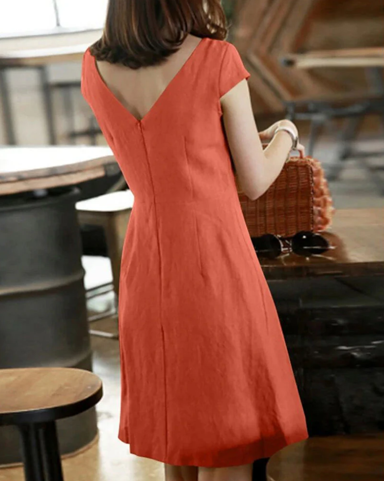 Elysia | Women's White Summer Dress 4