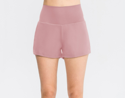 Lauren | High Waist Breathable Fabric Yoga Shorts