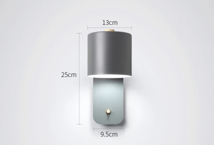 Stylish LED Indoor Wall Lamp with Switch