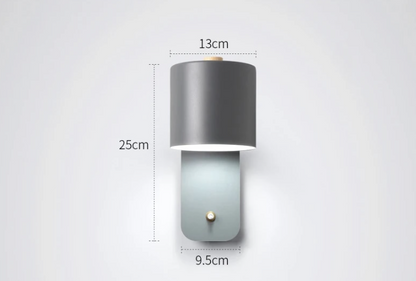 Stylish LED Indoor Wall Lamp with Switch