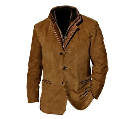 Casual Fit Mens Button Down Jacket