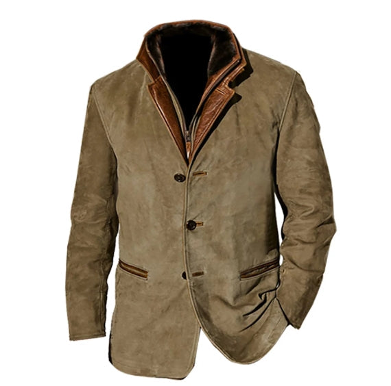 Casual Fit Mens Button Down Jacket