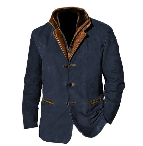 Casual Fit Mens Button Down Jacket