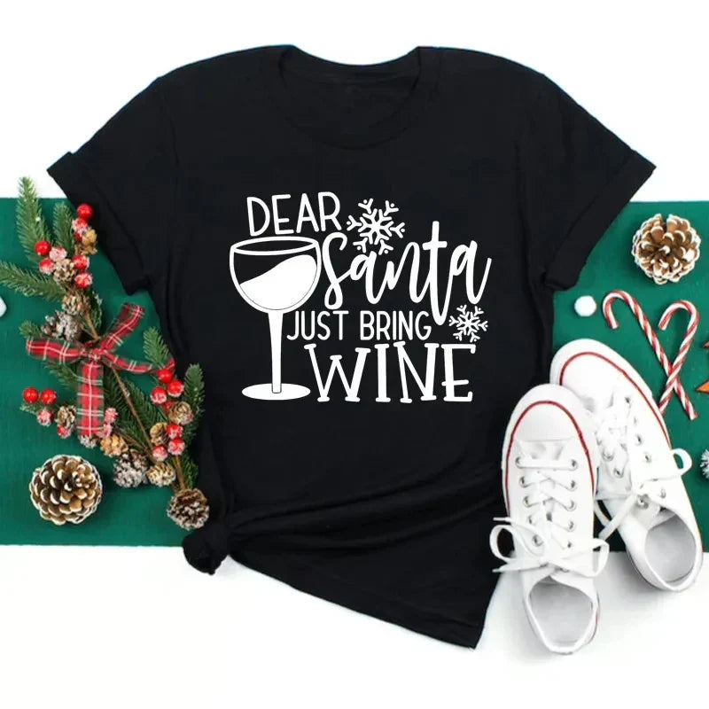 Ladies' Fun Wine Party Tee Shirt