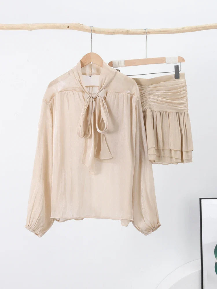 Elegant Bow | Women's Outfit Set-5
