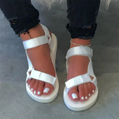 Comfortable Buckle Toe Sandals for Ladies