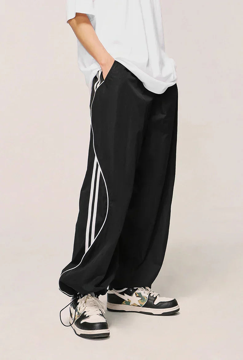 Comfortable Fit Athletic Trousers - Luxivelle