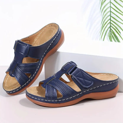 Vintage Style Comfortable Wedge Sandals