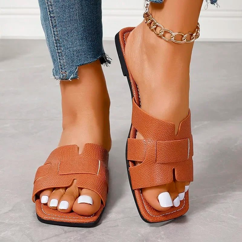 Comfortable Valencia Slides - Luxivelle
