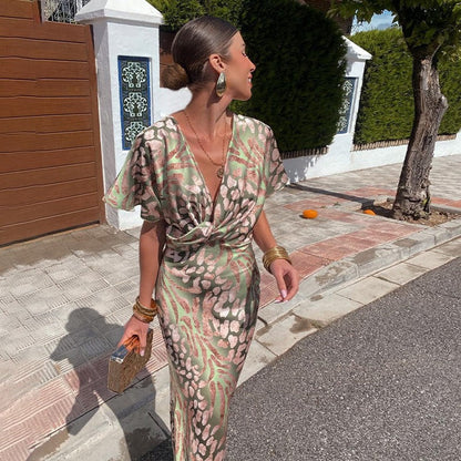 Elegant Luxury Silk Dress