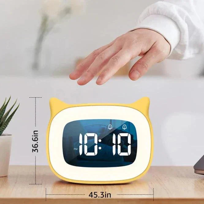 Smart LED Clock Radio with Rechargeable Nightlight