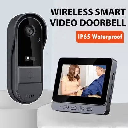 Wireless Smart Doorbell with Camera and Night Vision