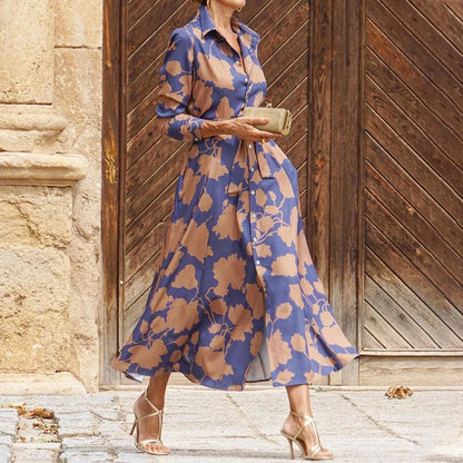 Elegant Women's Long Sleeve Dress - Luxivelle