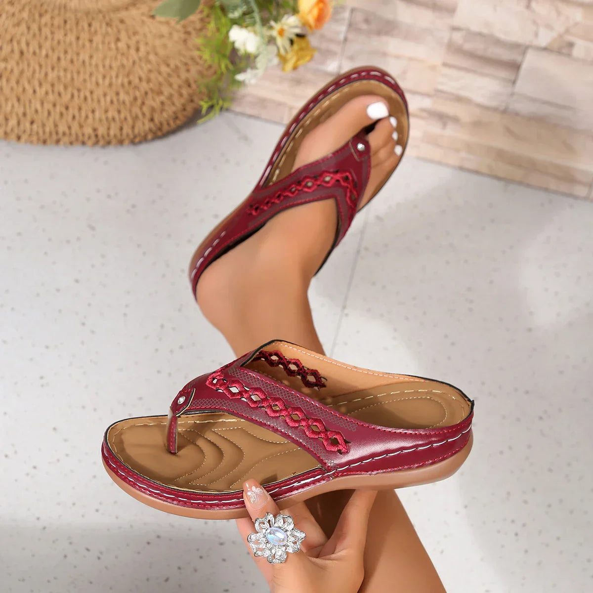 Soft Flexible Flip Flop Sandals for Women