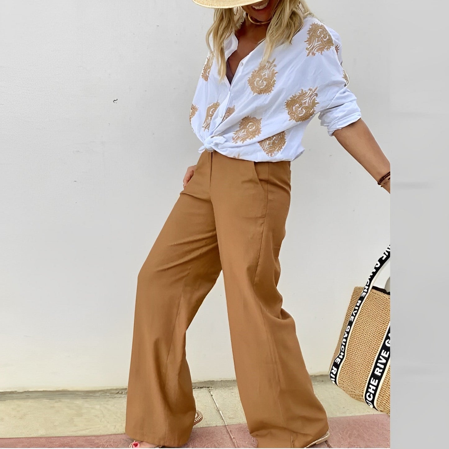 Women's Casual Comfort Fit Button Shirt