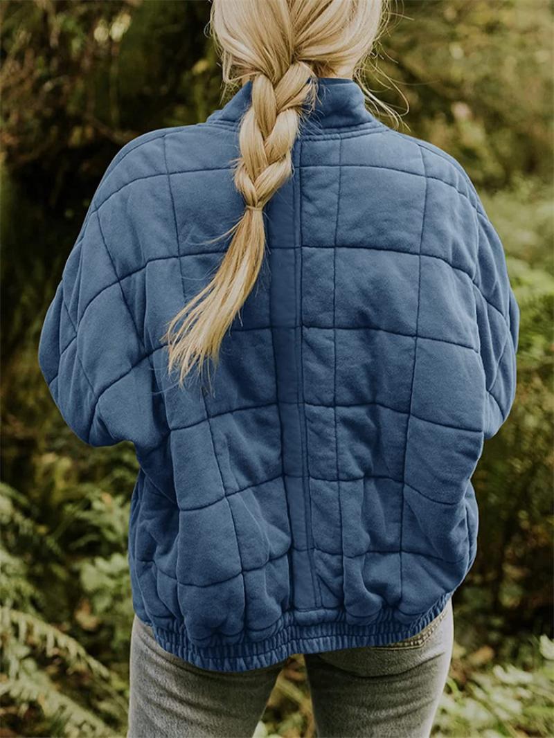Women's Padded Zip Up Slim Fit Jacket