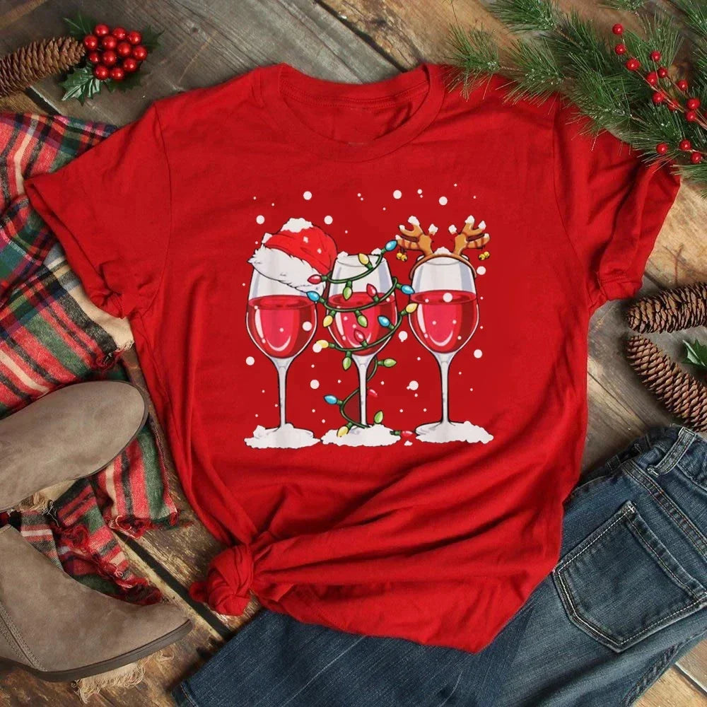 Ladies' Fun Wine Party Tee Shirt