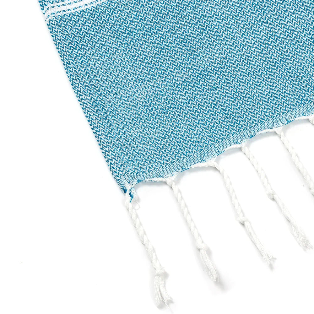 Colorful Beach Towels with Tassels, Striped Bath Towels