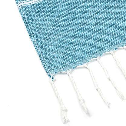 Colorful Beach Towels with Tassels, Striped Bath Towels