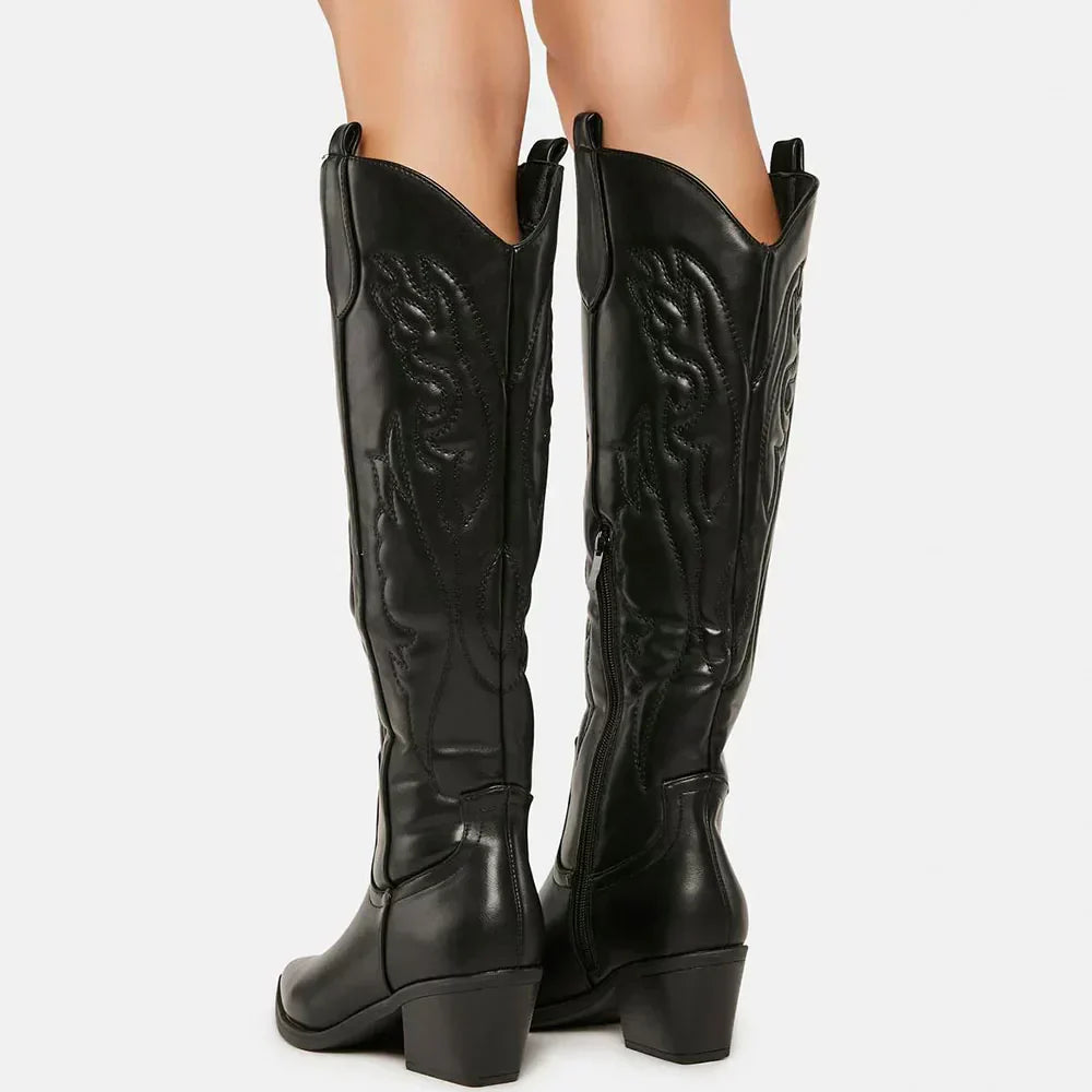 Rustic Country Tall Cowboy Boots