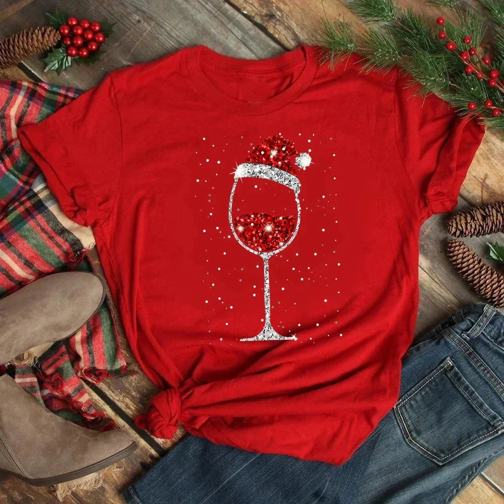Ladies' Fun Wine Party Tee Shirt