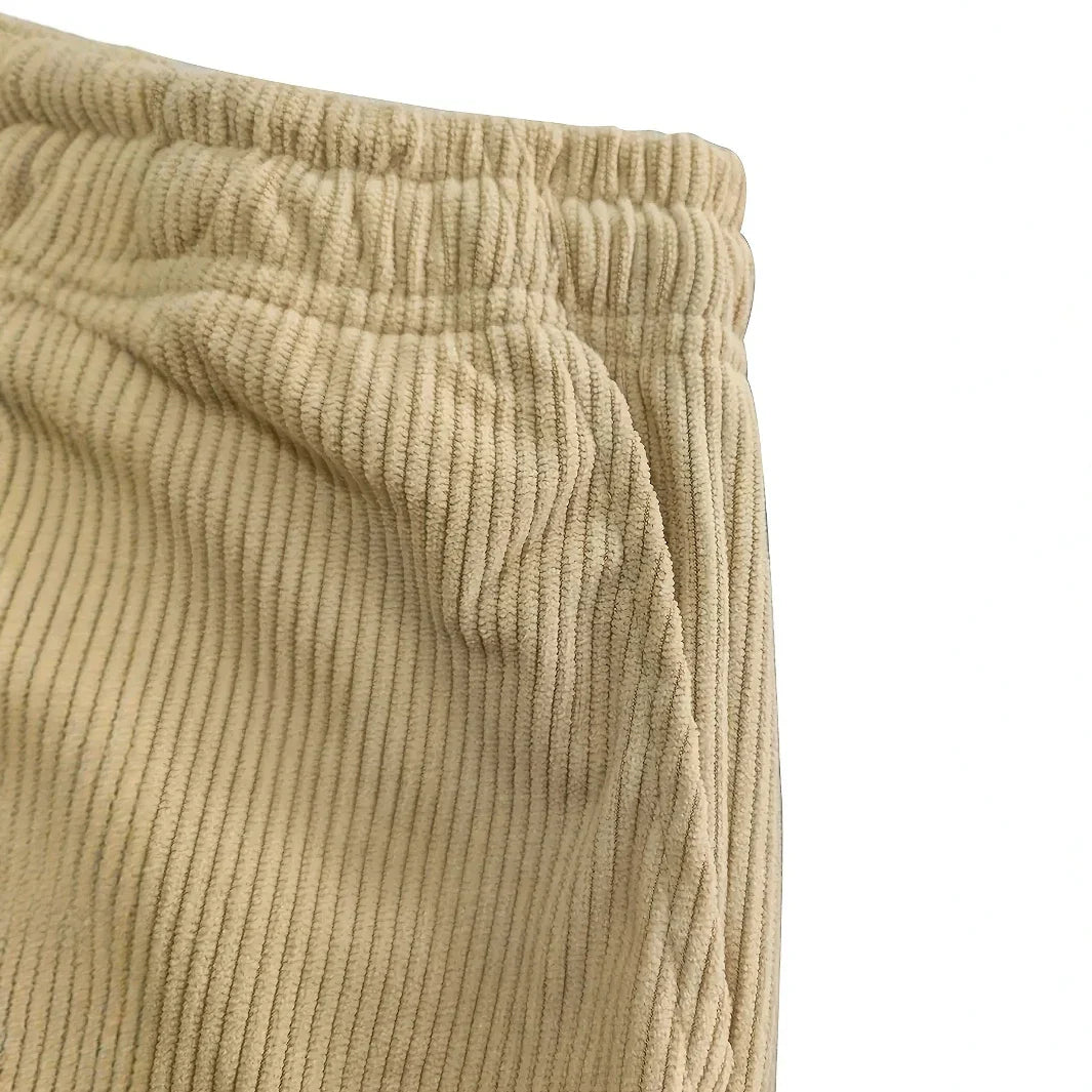 Relaxed Fit Straight Leg Mens Pants