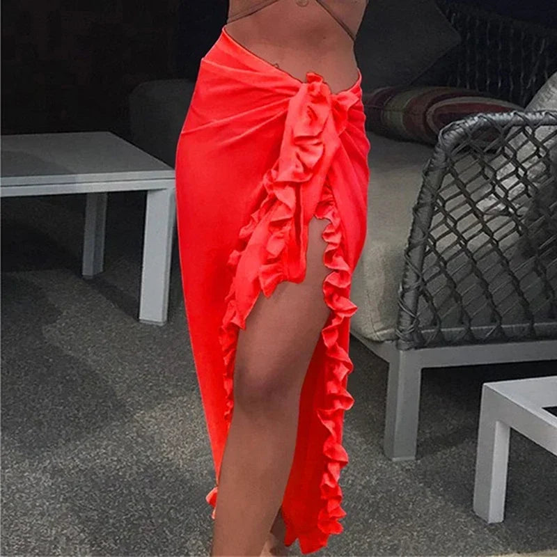 Chiffon Breeze | Beach Cover Up Dress-5