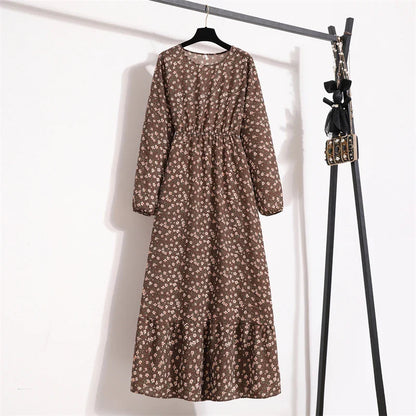 Variant image for Sapphire Floral Maxi Dress | Long Sleeve Maxi Dress for Women-11