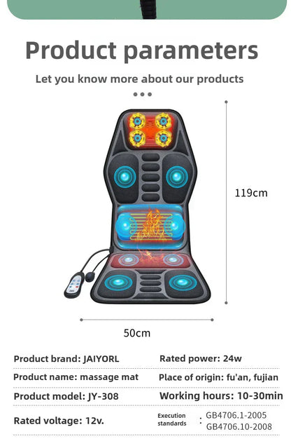 Heated Massage Chair for Back Pain Relief and Relaxation