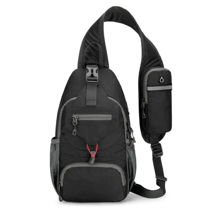 Waterproof Crossbody Daypack with Multiple Pockets